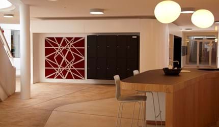 Twister akustikmoduler i filt hos Tryg (7)